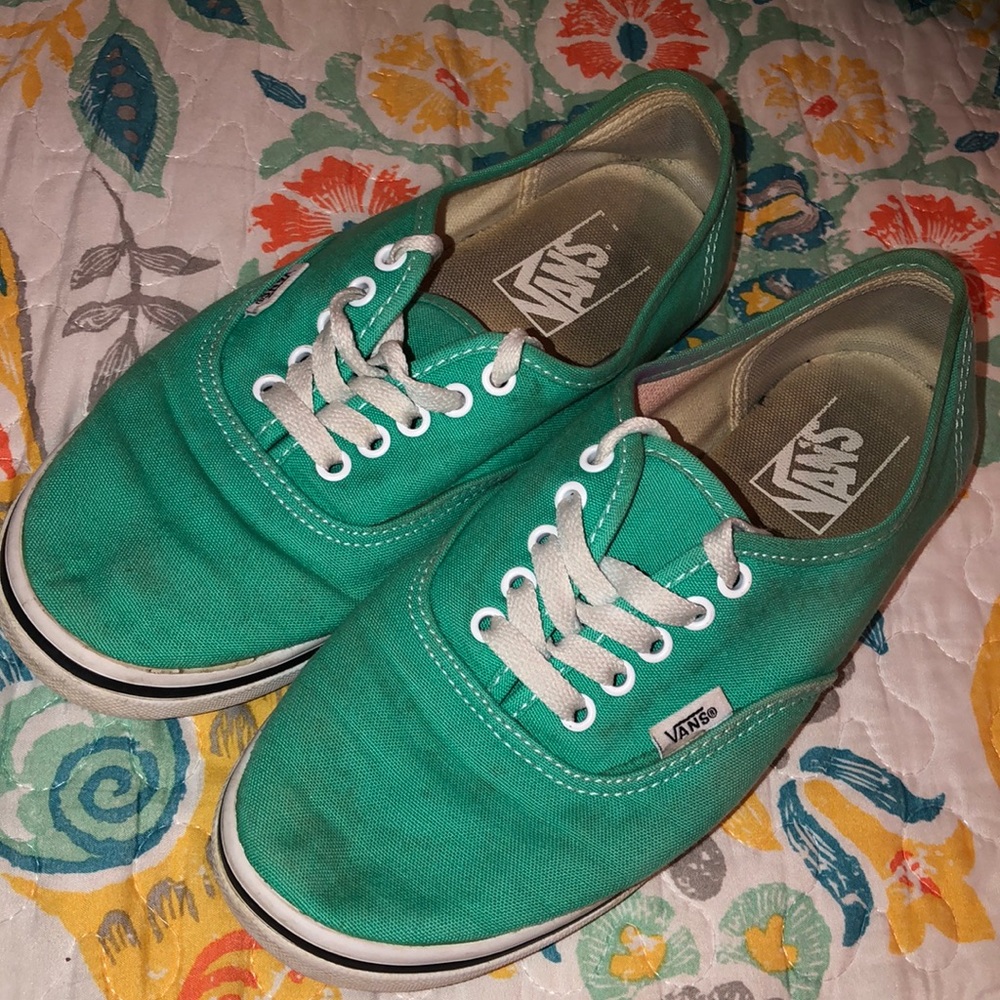 teal vans